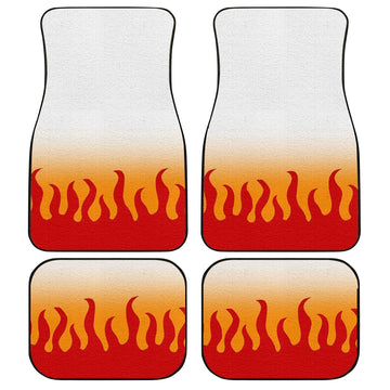 Demon Slayer Rengoku Uniform Car Mats Custom Anime Car Accessories - Gearcarcover - 1