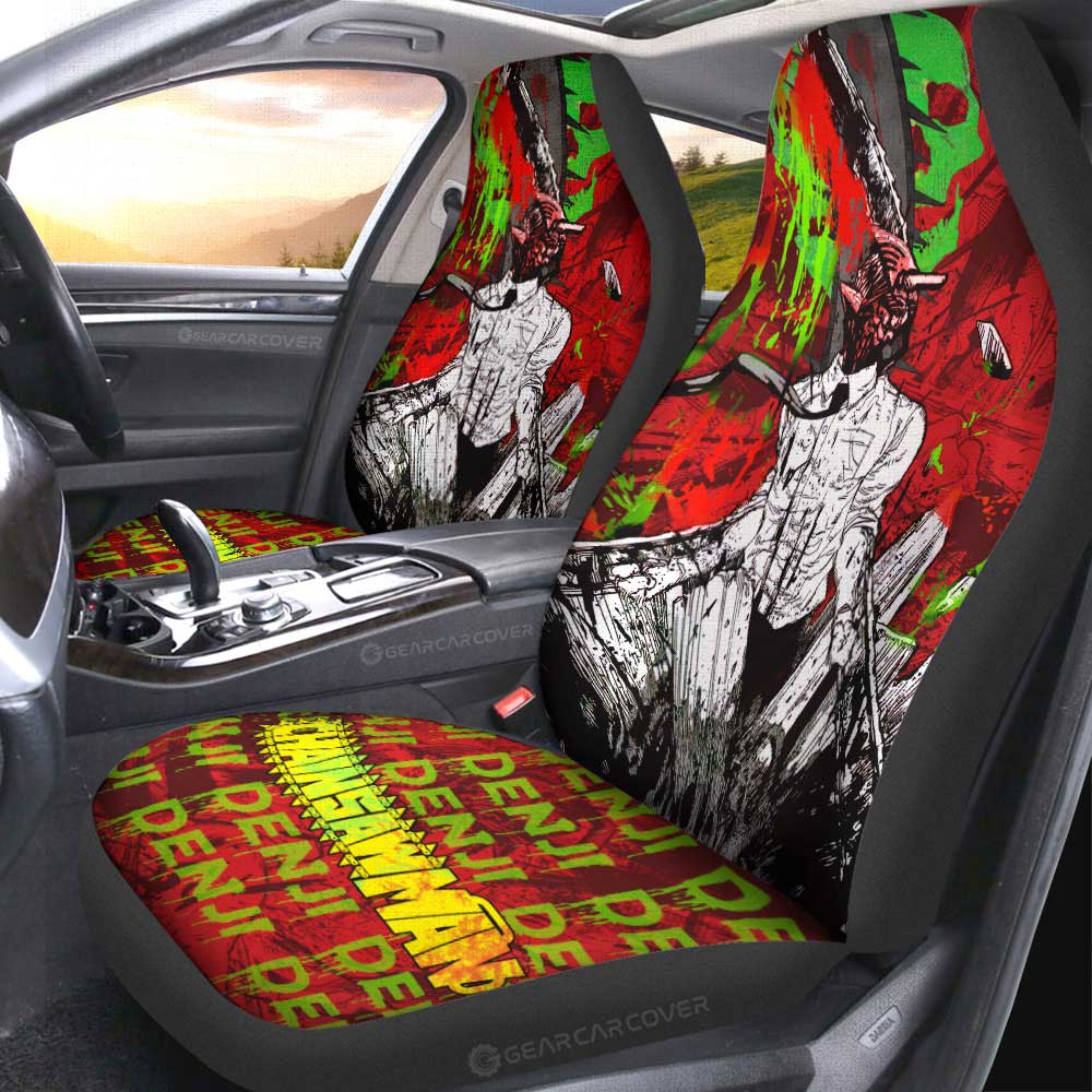 Denji Car Seat Covers Custom Car Accessories - Gearcarcover - 4