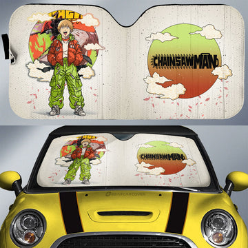 Denji Car Sunshade Anime Collection - Gearcarcover - 1