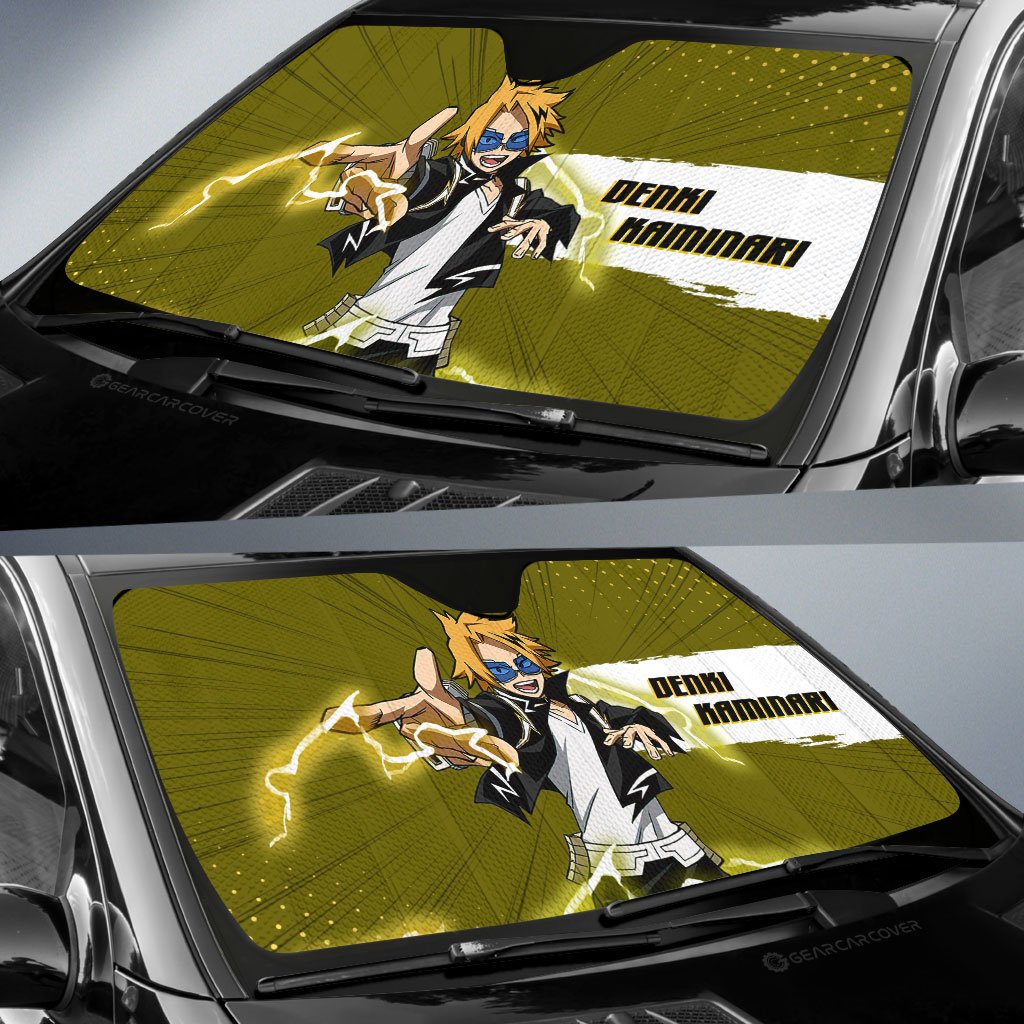 Denki Kaminari Car Sunshade Custom For Fans - Gearcarcover - 2