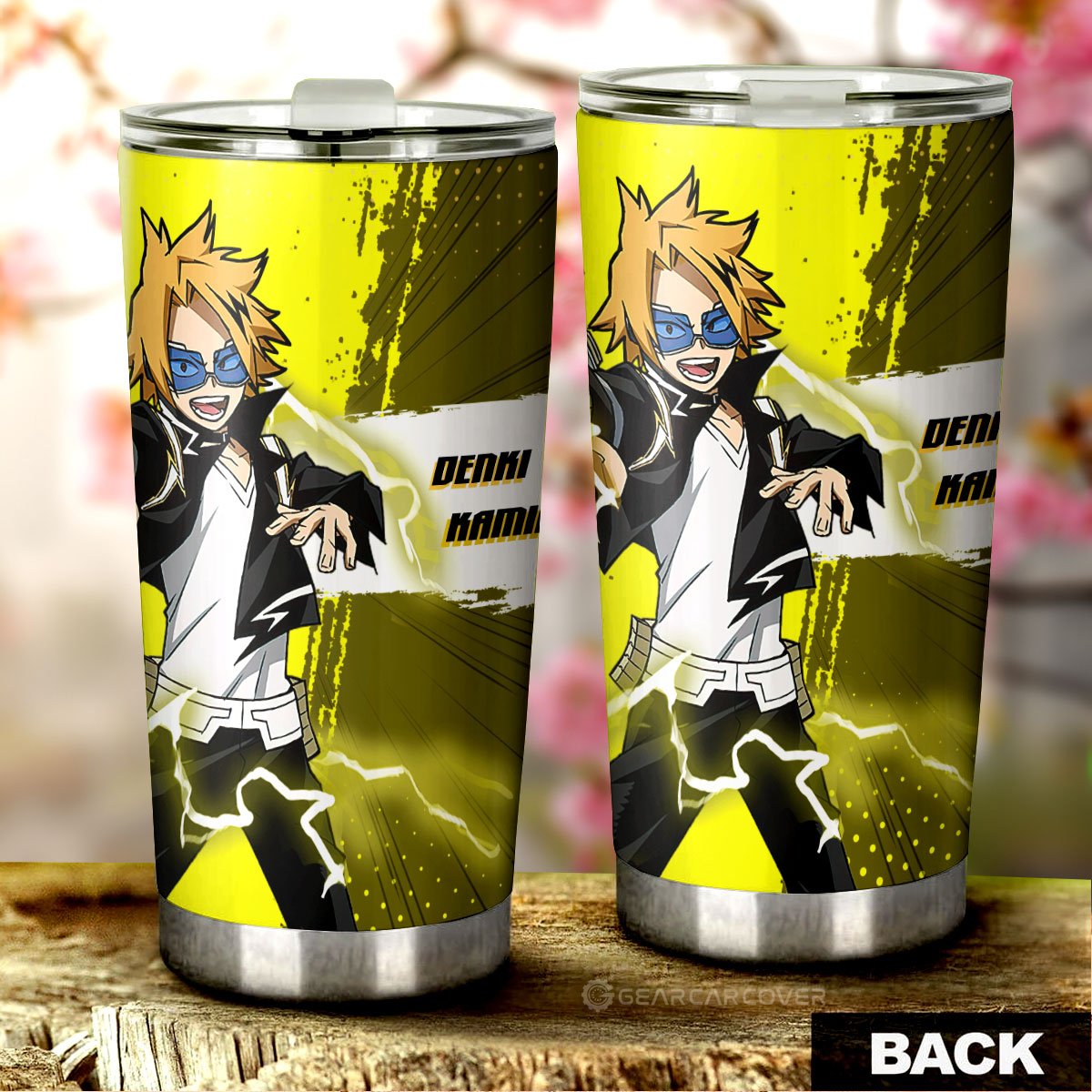 Denki Kaminari Tumbler Cup Custom For Fans - Gearcarcover - 3