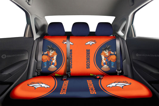 Denver Broncos Car Back Seat Covers Custom Car Accessories For Fans - Gearcarcover - 2