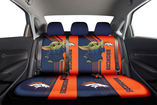Denver Broncos Car Back Seat Covers Custom Car Accessories - Gearcarcover - 2