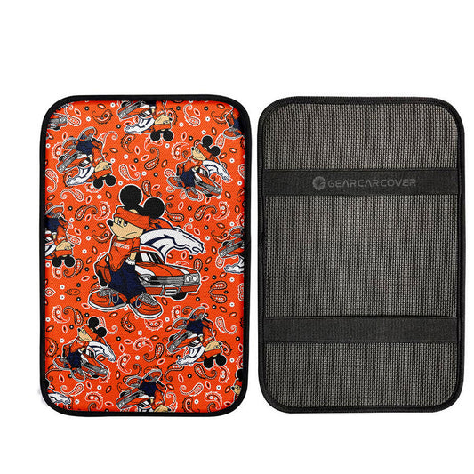 Denver Broncos Car Center Console Cover Cartoon Theme Collection - Gearcarcover - 2