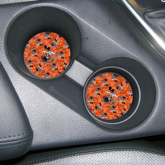 Denver Broncos Car Coaster Set Cartoon Theme Collection - Gearcarcover - 2