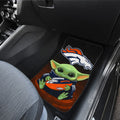 Denver Broncos Car Floor Mats Baby Yoda Car Accessories For Fan - Gearcarcover - 3