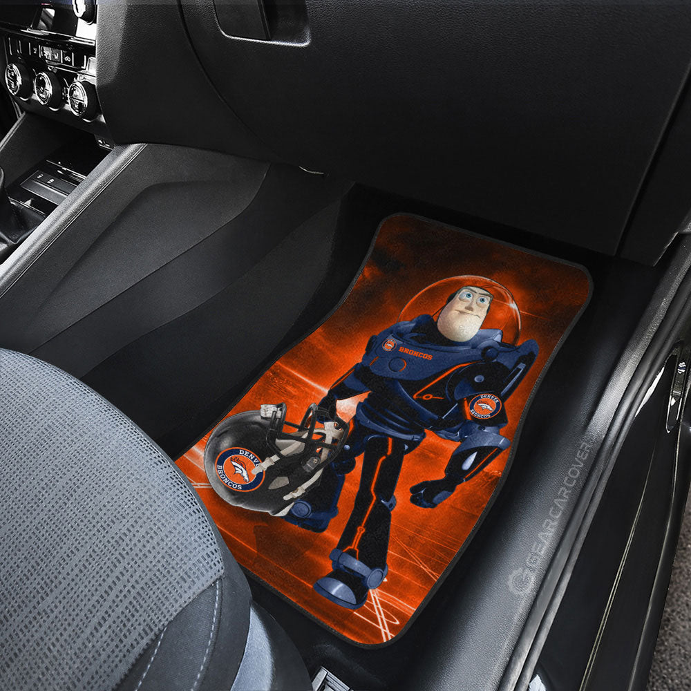 Denver Broncos Car Floor Mats Custom Car Accessories For Fan - Gearcarcover - 3