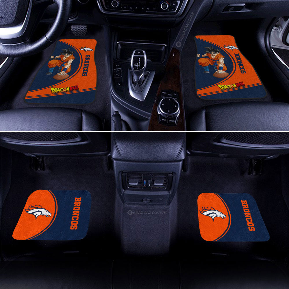 Denver Broncos Car Floor Mats Custom Car Accessories For Fans - Gearcarcover - 2