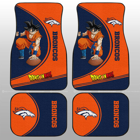 Denver Broncos Car Floor Mats Custom Car Accessories For Fans - Gearcarcover - 1