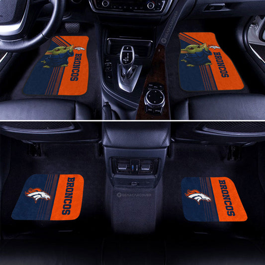Denver Broncos Car Floor Mats Custom Car Accessories - Gearcarcover - 2