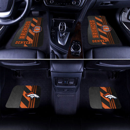 Denver Broncos Car Floor Mats Custom Car Accessories - Gearcarcover - 2