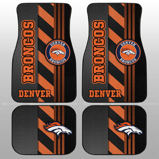 Denver Broncos Car Floor Mats Custom Car Accessories - Gearcarcover - 1