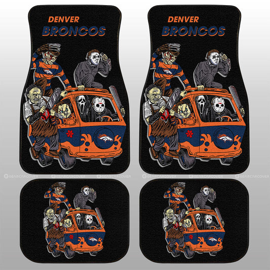 Denver Broncos Car Floor Mats Custom Car Accessories - Gearcarcover - 1