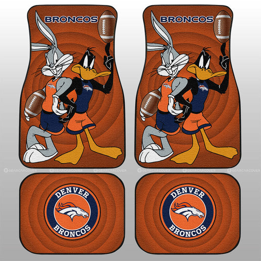Denver Broncos Car Floor Mats Custom Car Accessories - Gearcarcover - 1