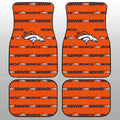 Denver Broncos Car Floor Mats Sporty Team Collection - Gearcarcover - 1