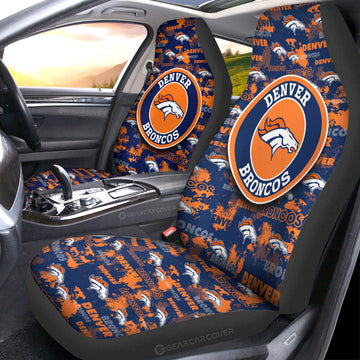 Denver Broncos Car Seat Covers Custom Car Accessories - Gearcarcover - 1
