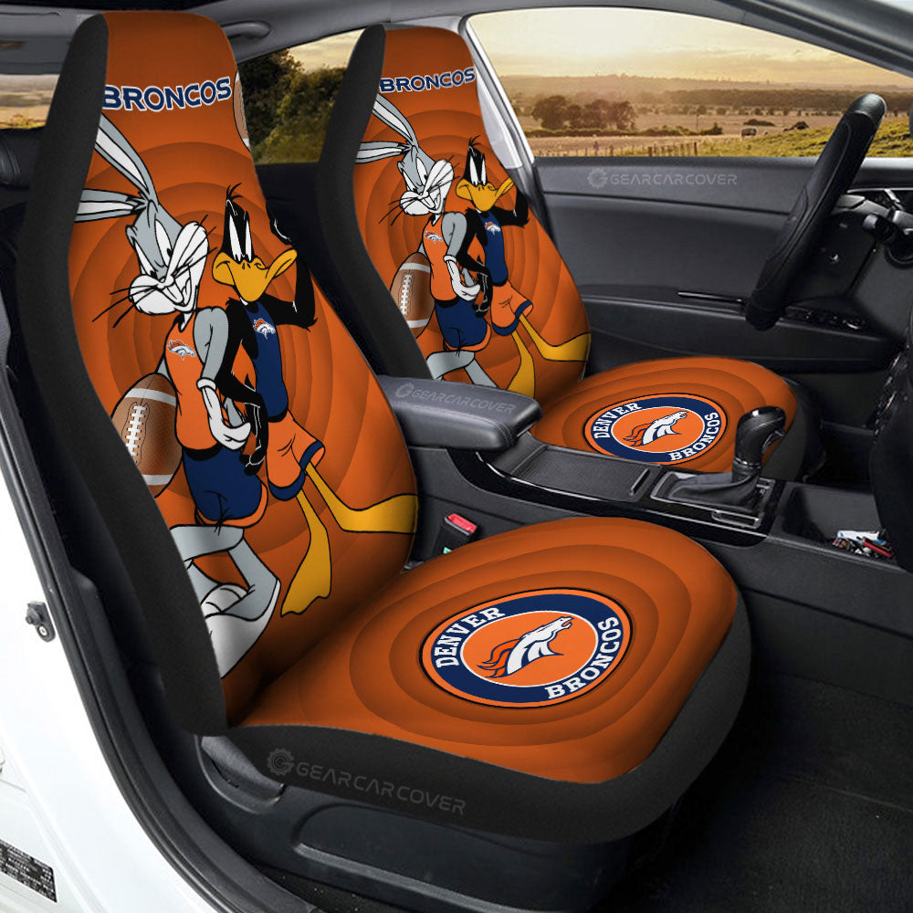 Denver Broncos Car Seat Covers Custom Car Accessories - Gearcarcover - 2