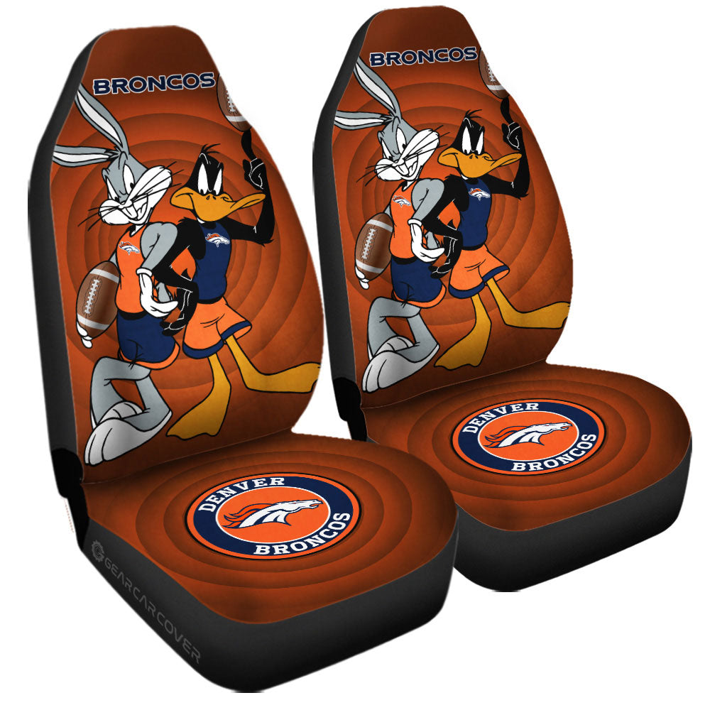 Denver Broncos Car Seat Covers Custom Car Accessories - Gearcarcover - 3