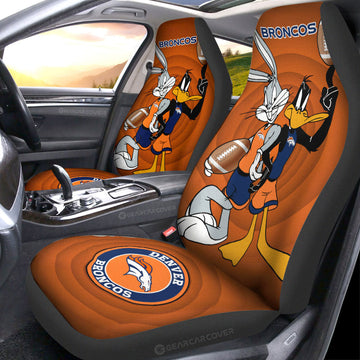 Denver Broncos Car Seat Covers Custom Car Accessories - Gearcarcover - 1