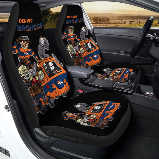 Denver Broncos Car Seat Covers Custom Car Accessories - Gearcarcover - 2