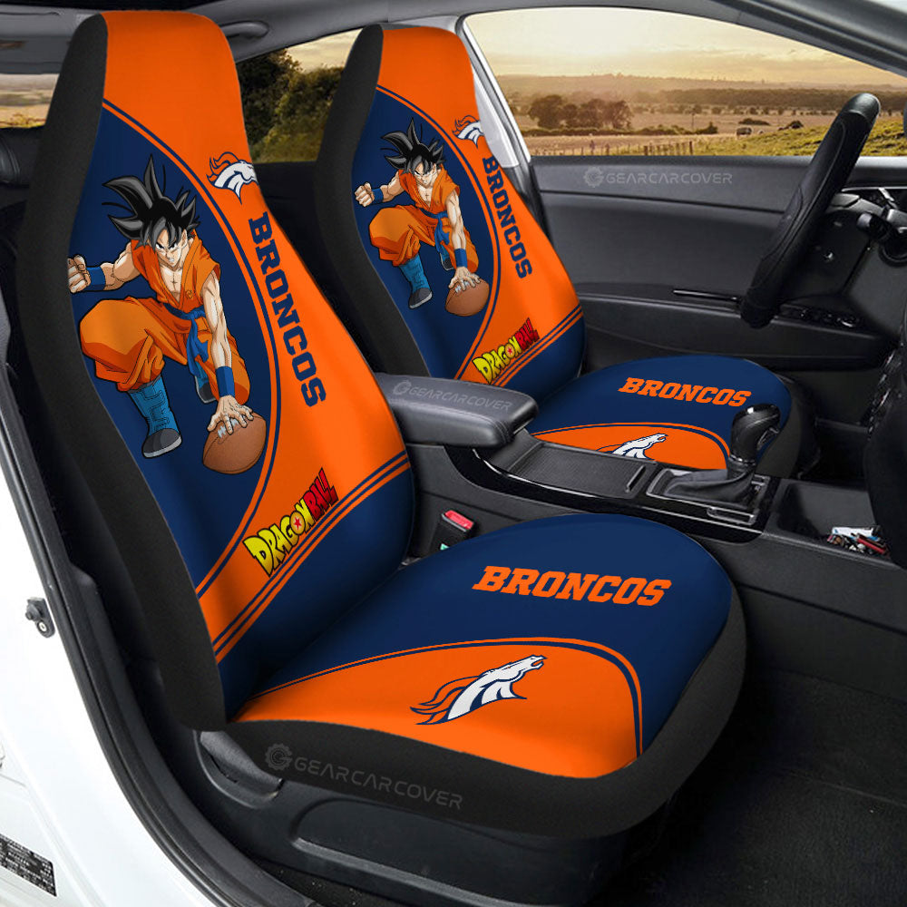 Denver Broncos Car Seat Covers Goku Car Accessories For Fans - Gearcarcover - 2