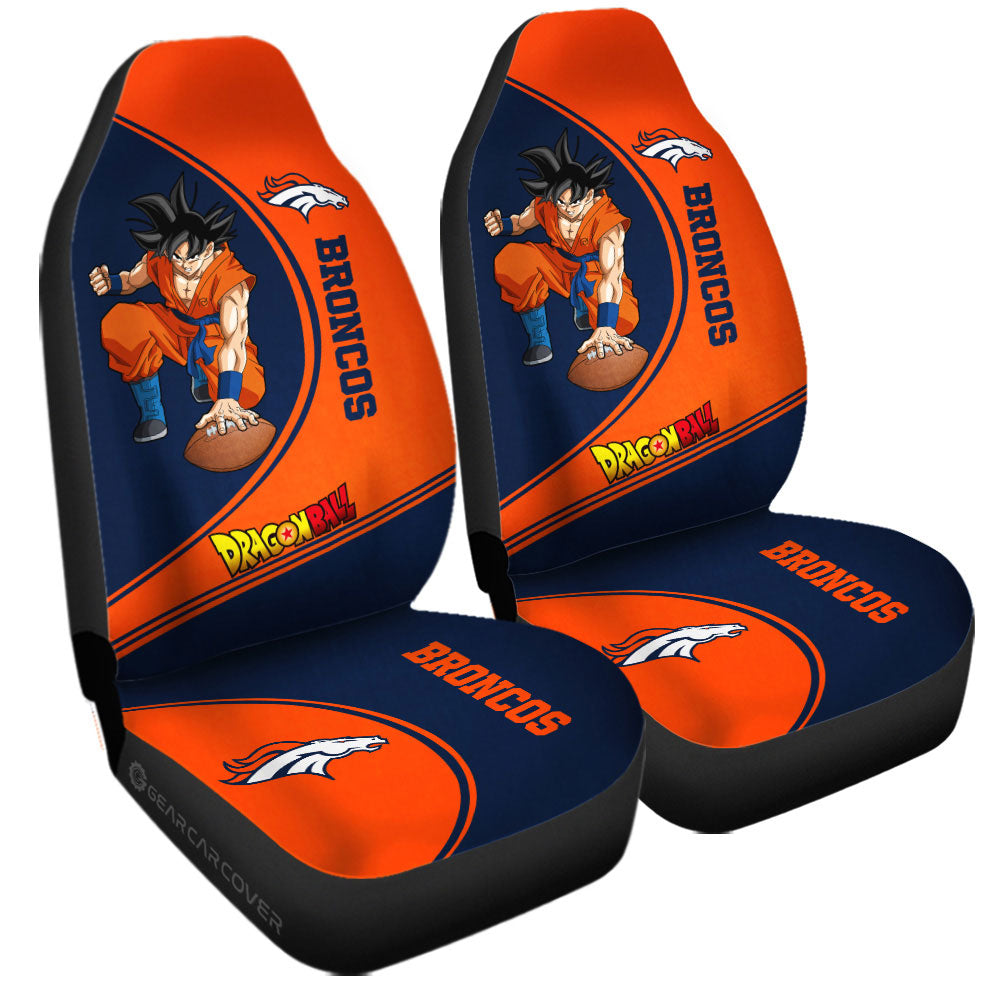 Denver Broncos Car Seat Covers Goku Car Accessories For Fans - Gearcarcover - 3