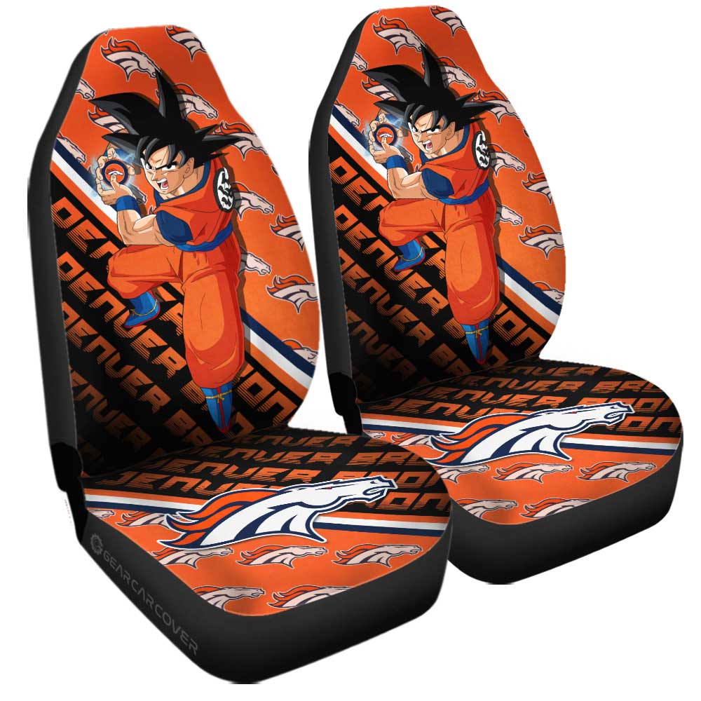 Denver Broncos Car Seat Covers Goku Car Accessories For Fans - Gearcarcover - 3