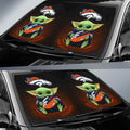 Denver Broncos Car Sunshade Custom Car Accessories For Fan - Gearcarcover - 2