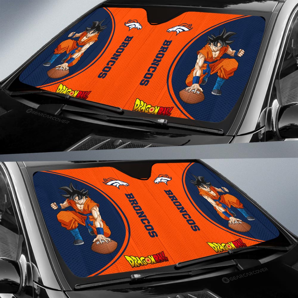 Denver Broncos Car Sunshade Custom Car Accessories For Fans - Gearcarcover - 2