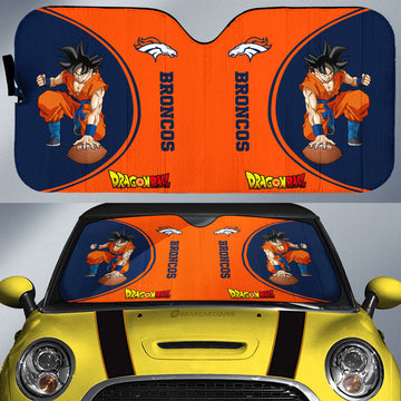 Denver Broncos Car Sunshade Custom Car Accessories For Fans - Gearcarcover - 1