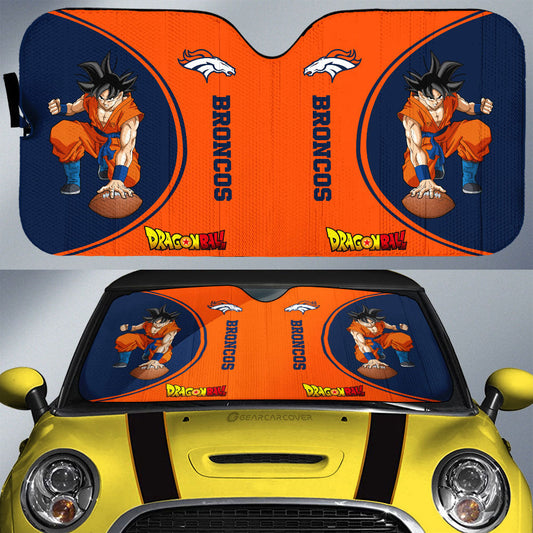 Denver Broncos Car Sunshade Custom Car Accessories For Fans - Gearcarcover - 1