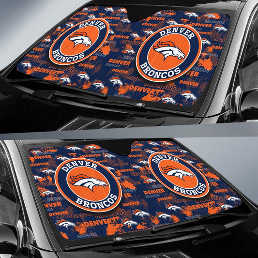 Denver Broncos Car Sunshade Custom Car Accessories - Gearcarcover - 2