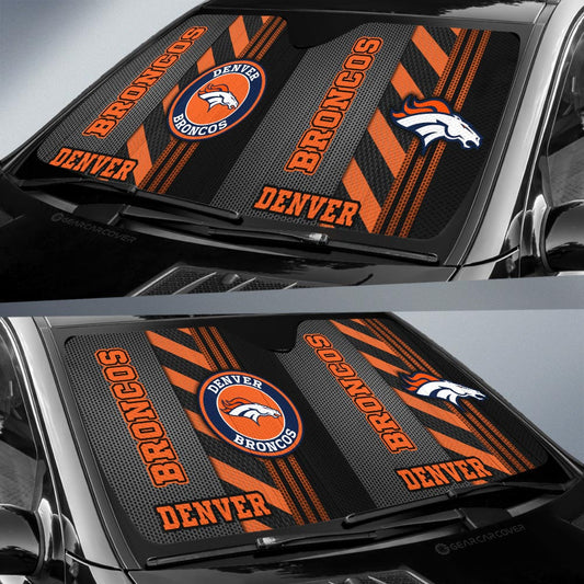 Denver Broncos Car Sunshade Custom Car Accessories - Gearcarcover - 2