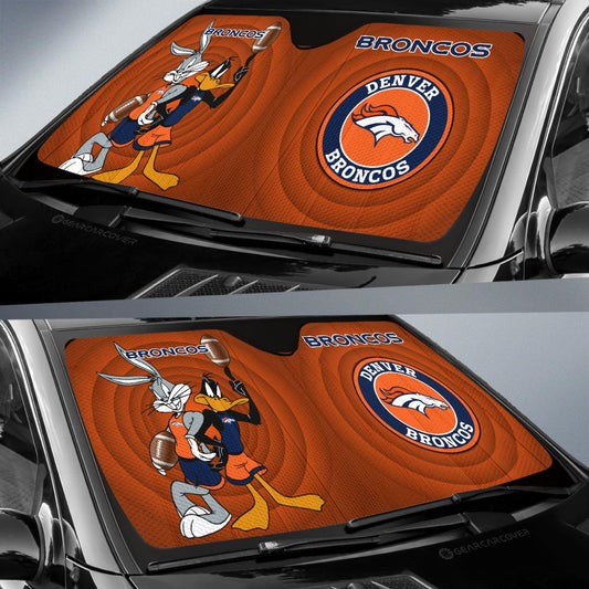 Denver Broncos Car Sunshade Custom Car Accessories - Gearcarcover - 2