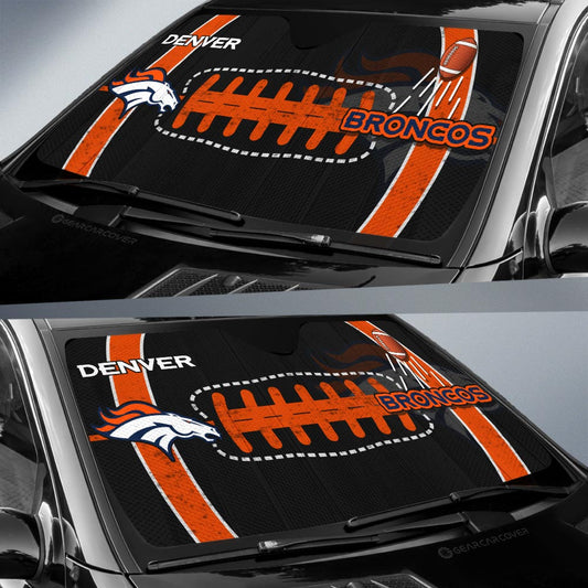 Denver Broncos Car Sunshade Custom Car Accessories - Gearcarcover - 2