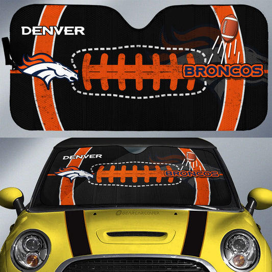 Denver Broncos Car Sunshade Custom Car Accessories - Gearcarcover - 1