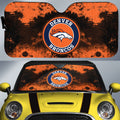 Denver Broncos Car Sunshade Custom Car Accessories - Gearcarcover - 1