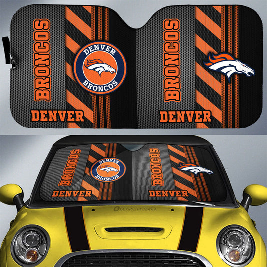 Denver Broncos Car Sunshade Custom Car Accessories - Gearcarcover - 1
