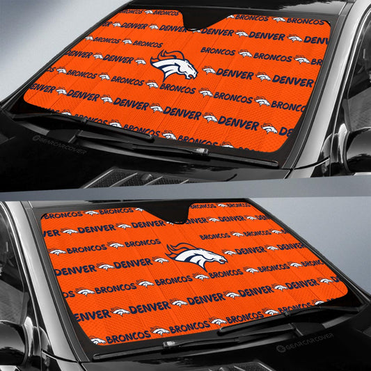 Denver Broncos Car Sunshade Sporty Team Collection - Gearcarcover - 2