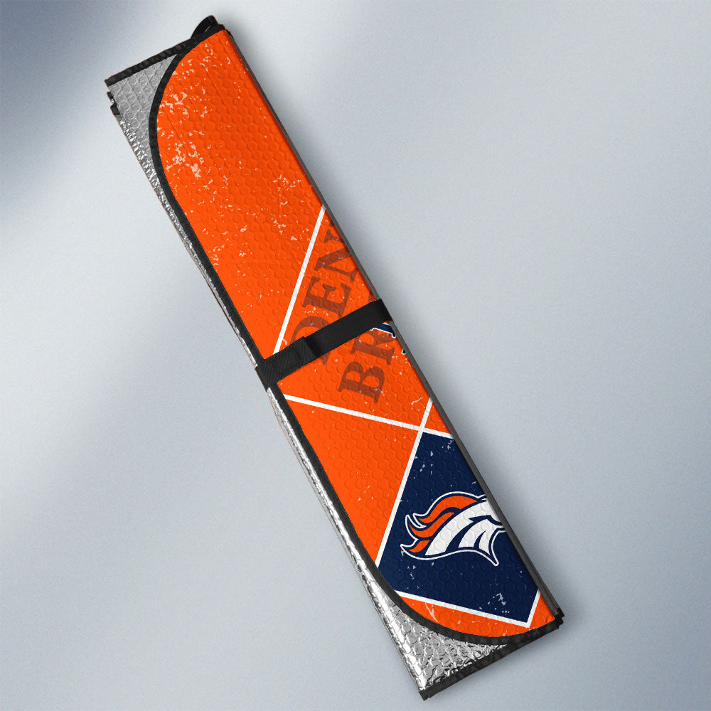 Denver Broncos Car Sunshade Sporty Team Collection - Gearcarcover - 3