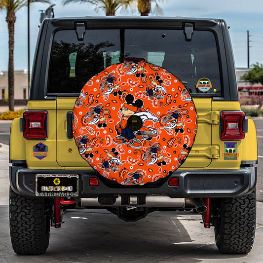 Denver Broncos Spare Tire Covers Camera Hole Cartoon Theme Collection - Gearcarcover - 2