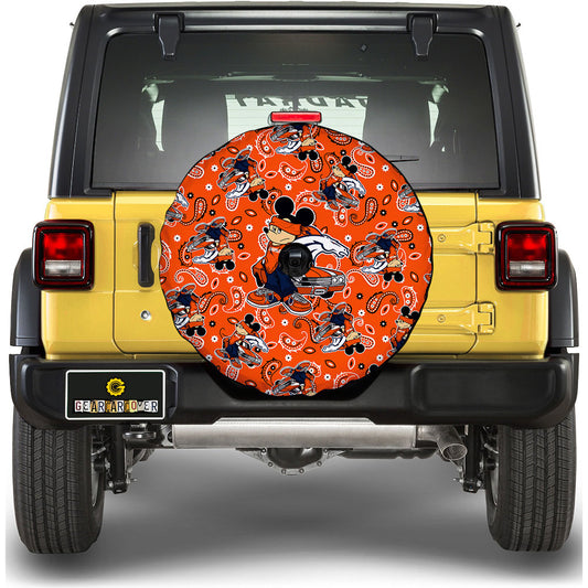 Denver Broncos Spare Tire Covers Camera Hole Cartoon Theme Collection - Gearcarcover - 1