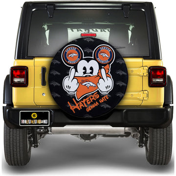 Denver Broncos Spare Tire Covers Custom Car Accessories - Gearcarcover - 1