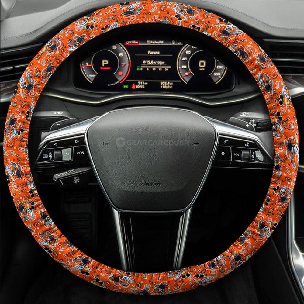 Denver Broncos Steering Wheel Cover Cartoon Theme Collection - Gearcarcover - 3