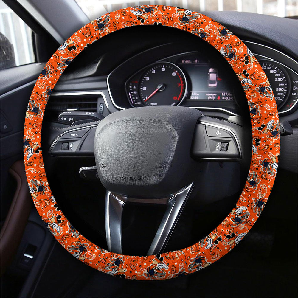 Denver Broncos Steering Wheel Cover Cartoon Theme Collection - Gearcarcover - 4