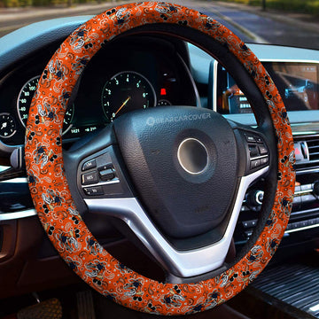 Denver Broncos Steering Wheel Cover Cartoon Theme Collection - Gearcarcover - 1