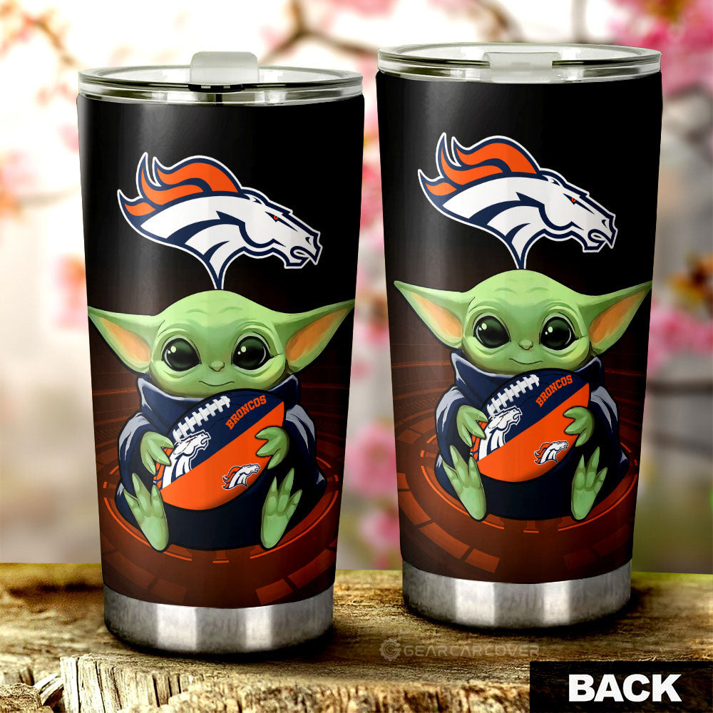 Denver Broncos Tumbler Cup Custom Car Accessories For Fan - Gearcarcover - 2