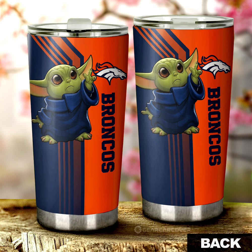 Denver Broncos Tumbler Cup Custom Car Accessories - Gearcarcover - 2