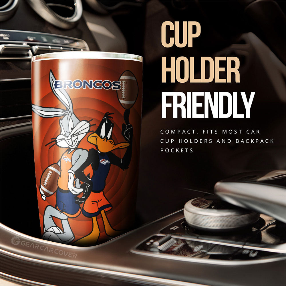 Denver Broncos Tumbler Cup Custom Car Accessories - Gearcarcover - 3