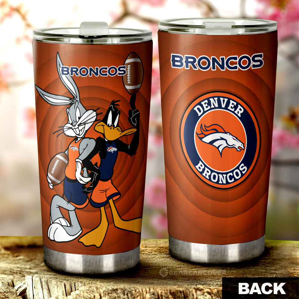 Denver Broncos Tumbler Cup Custom Car Accessories - Gearcarcover - 1